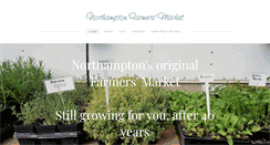 Desktop Screenshot of northamptonfarmersmarket.com
